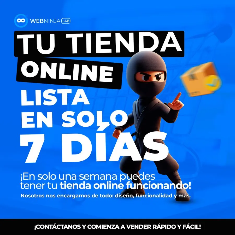 WebNinja Lab — Tu Tienda Online